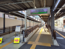 北野白梅町駅乗車側